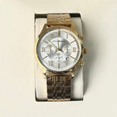 EMP ARMNI QUARTZ METAL STRAP WATCH